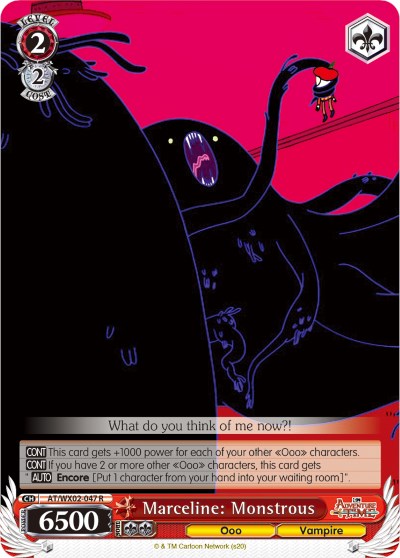 Marceline: Monstrous (AT/WX02-047 R) [Adventure Time] | Cracking-Singles