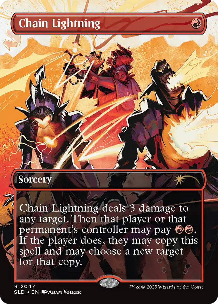 Chain Lightning (2047) (Rainbow Foil) [Secret Lair Drop Series] | Cracking-Singles