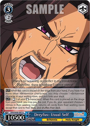 Dreyfus: Usual Self [The Seven Deadly Sins: Revival of The Commandments] | Cracking-Singles