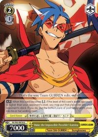 Make the Impossible Possible! Kamina (GL/S52-E018) [Gurren Lagann] | Cracking-Singles