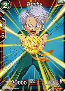 Trunks (Common) (BT13-014) [Supreme Rivalry] | Cracking-Singles