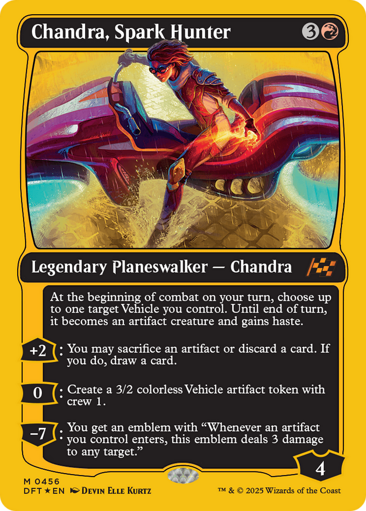 Chandra, Spark Hunter (First-Place Foil) [Aetherdrift] | Cracking-Singles