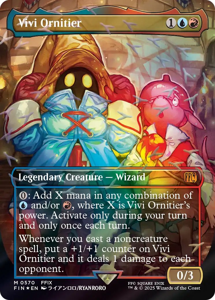Vivi Ornitier (Borderless) (Chocobo Track Foil) [FINAL FANTASY] | Cracking-Singles