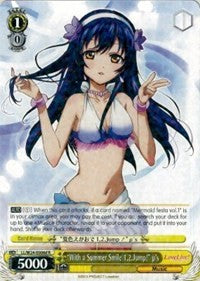 "With a Summer Smile 1,2,Jump!" u's (LL/W24-E006d R) [Love Live!] | Cracking-Singles