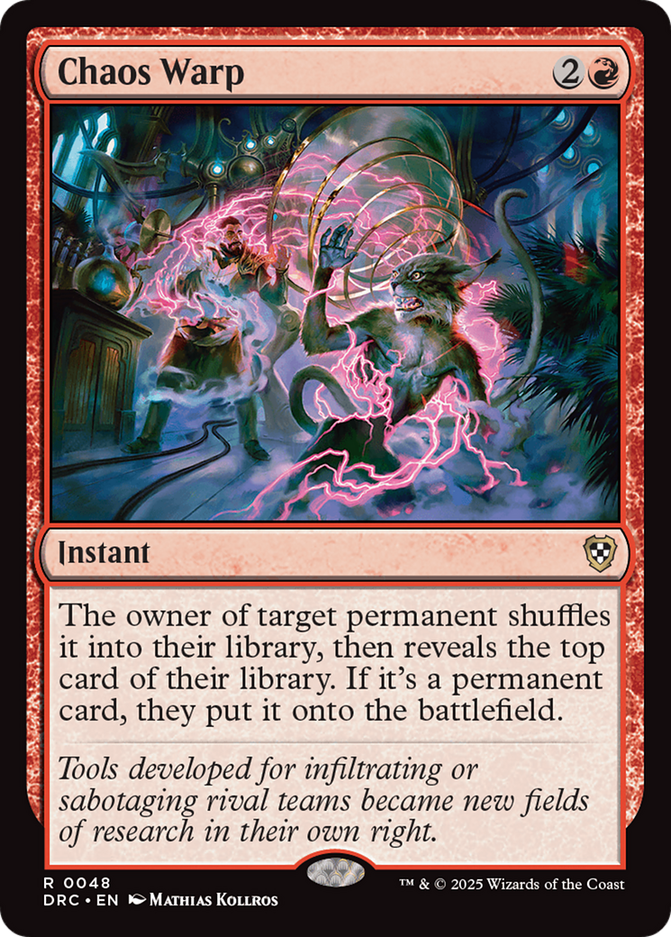 Chaos Warp [Aetherdrift Commander] | Cracking-Singles