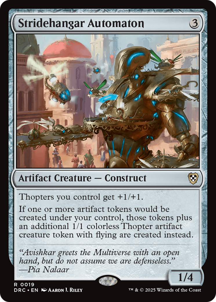 Stridehangar Automaton [Aetherdrift Commander] | Cracking-Singles