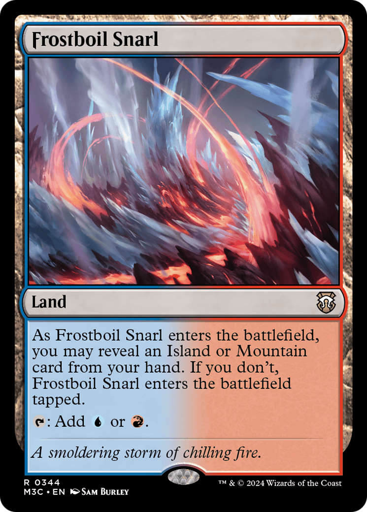 Frostboil Snarl (Ripple Foil) [Modern Horizons 3 Commander] | Cracking-Singles