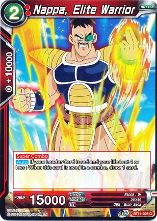 Nappa, Elite Warrior (BT11-026) [Vermilion Bloodline] | Cracking-Singles