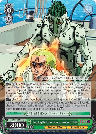 Targeting the Hidden Treasure, Zucchero & T.M (JJ/S66-E041 C) [JoJo's Bizarre Adventure: Golden Wind] | Cracking-Singles
