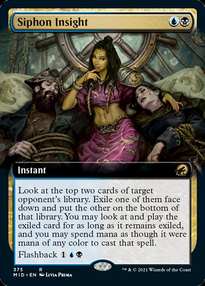 Siphon Insight (Extended Art) [Innistrad: Midnight Hunt] | Cracking-Singles