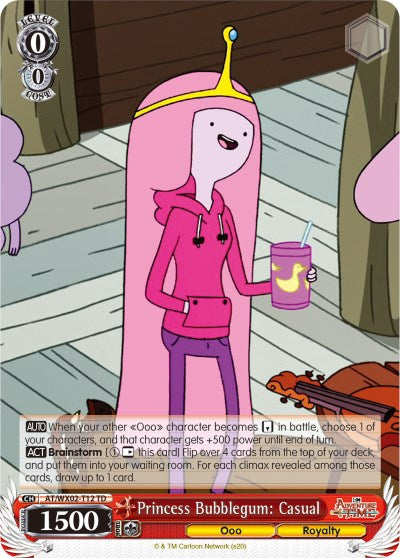 Princess Bubblegum: Casual (AT/WX02-T12 TD) [Adventure Time] | Cracking-Singles