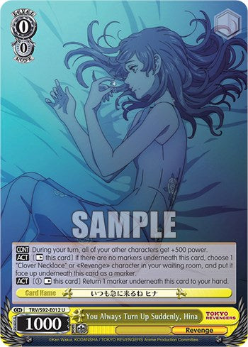 You Always Turn Up Suddenly, Hina (TRV/S92-E012 U) [Tokyo Revengers] | Cracking-Singles