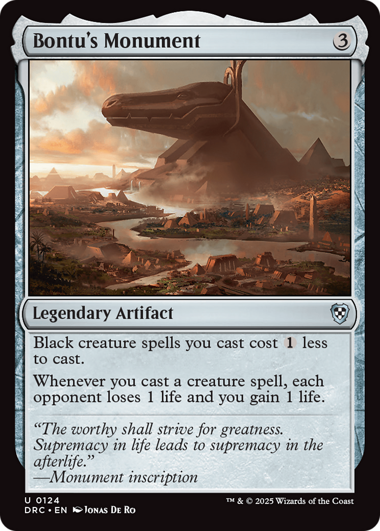 Bontu's Monument [Aetherdrift Commander] | Cracking-Singles