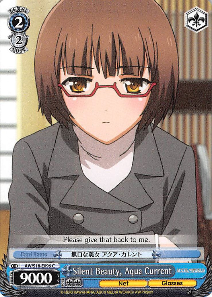 Silent Beauty, Aqua Current (AW/S18-E096 C) [Accel World] | Cracking-Singles