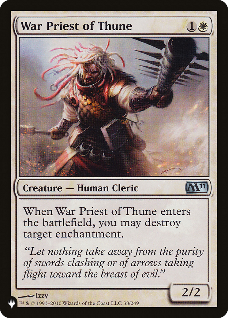 War Priest of Thune [The List] | Cracking-Singles