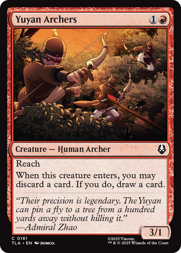 Yuyan Archers [Avatar: The Last Airbender] | Cracking-Singles