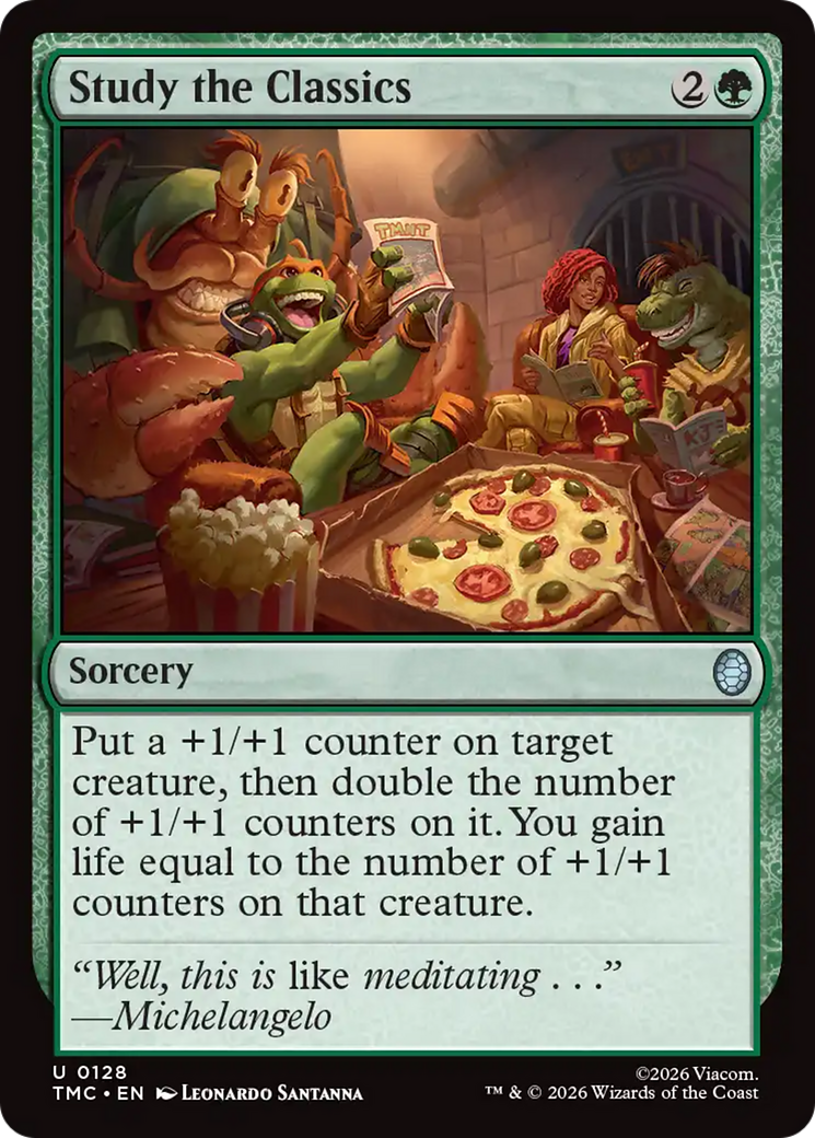 Study the Classics [Teenage Mutant Ninja Turtles Commander] | Cracking-Singles