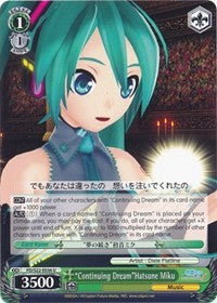 "Continuing Dream"Hatsune Miku (PD/S22-E036 U) [Hatsune Miku -Project DIVA- f] | Cracking-Singles