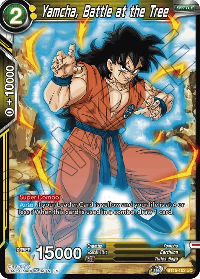 Yamcha, Battle at the Tree (BT15-102) [Saiyan Showdown] | Cracking-Singles