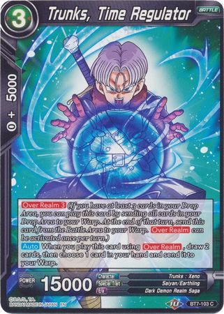 Trunks, Time Regulator (Reprint) (BT7-103) [Battle Evolution Booster] | Cracking-Singles
