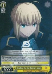 Heading for the Rescue, Saber (FS/S34-E014 U) [Fate/Stay Night [Unlimited Blade Works]] | Cracking-Singles