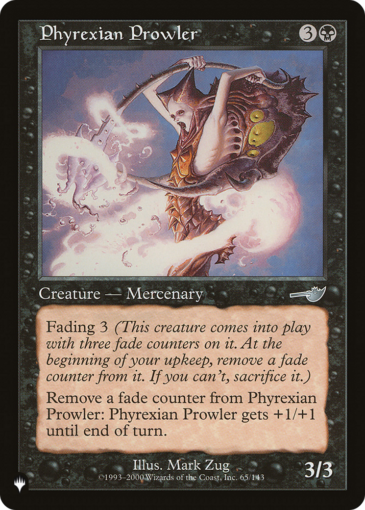 Phyrexian Prowler [The List] | Cracking-Singles