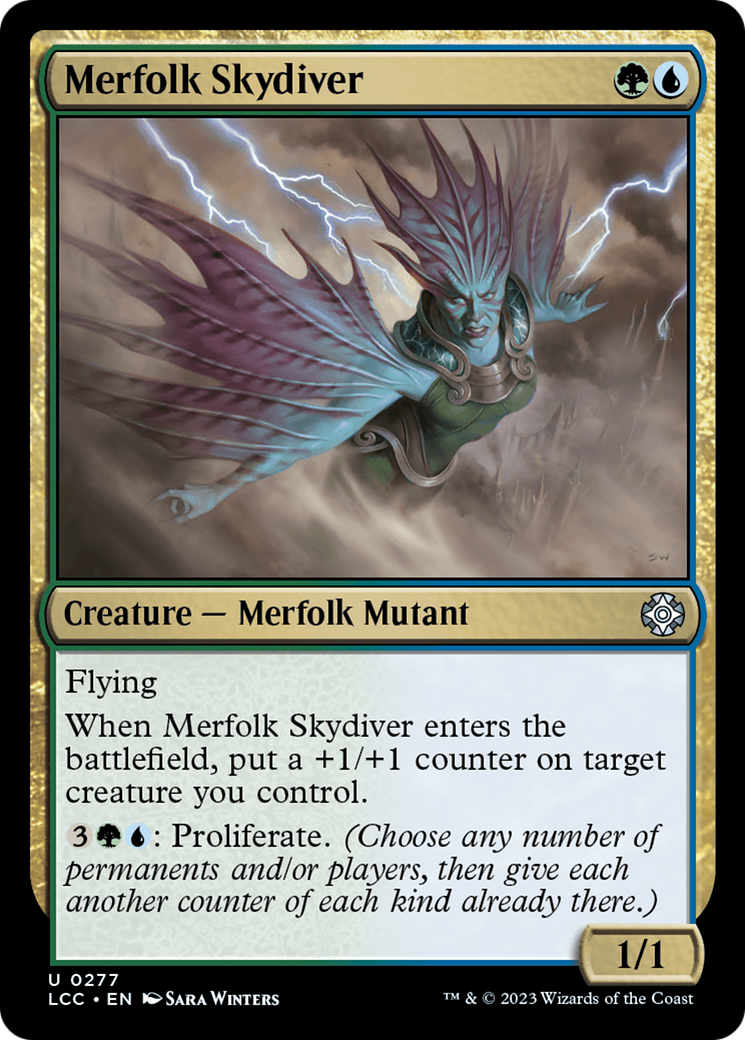 Merfolk Skydiver [The Lost Caverns of Ixalan Commander] | Cracking-Singles