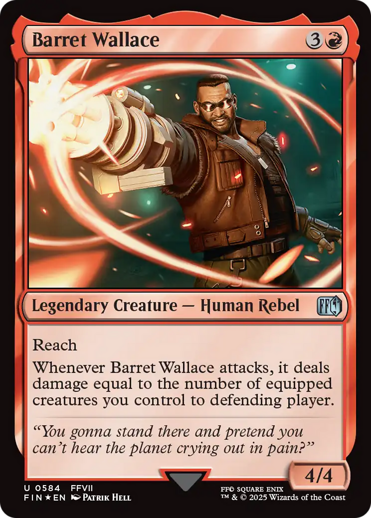 Barret Wallace (Surge Foil) [FINAL FANTASY] | Cracking-Singles