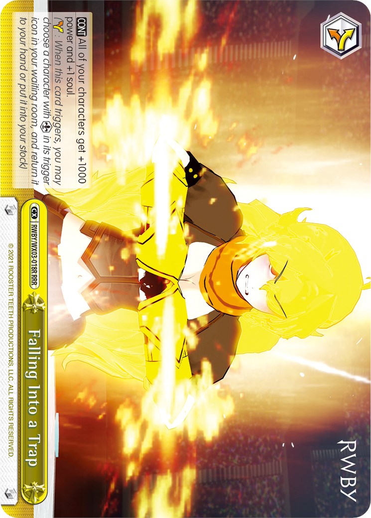 Falling Into a Trap (RWBY/WX03-018R RRR) [RWBY] | Cracking-Singles