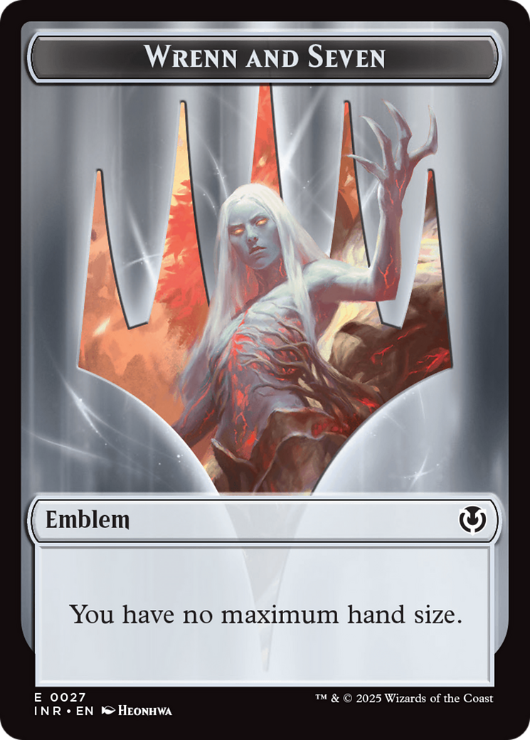 Treefolk // Emblem - Wrenn and Seven Double-Sided Token [Innistrad Remastered Tokens] | Cracking-Singles