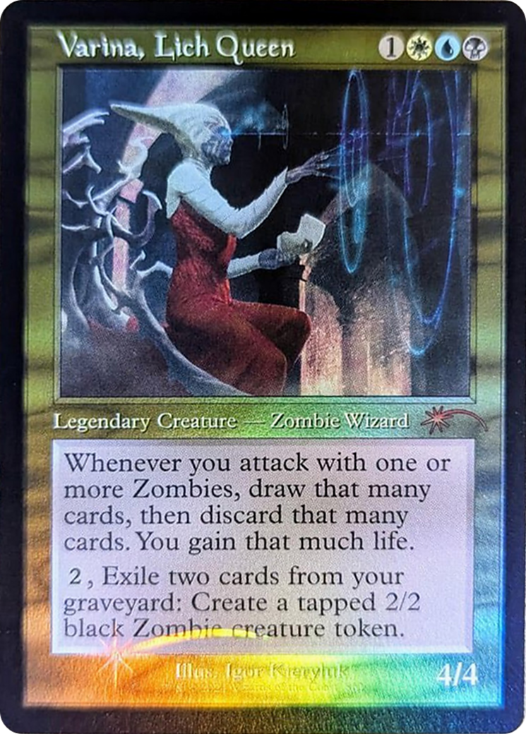 Varina, Lich Queen (Retro Frame) [Secret Lair Drop Series] | Cracking-Singles