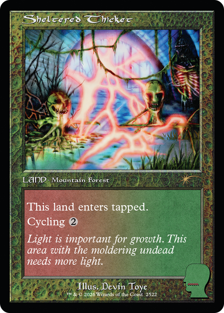 Sheltered Thicket [Secret Lair Drop Series] | Cracking-Singles
