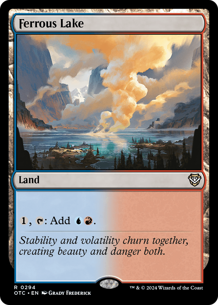 Ferrous Lake [Outlaws of Thunder Junction Commander] | Cracking-Singles
