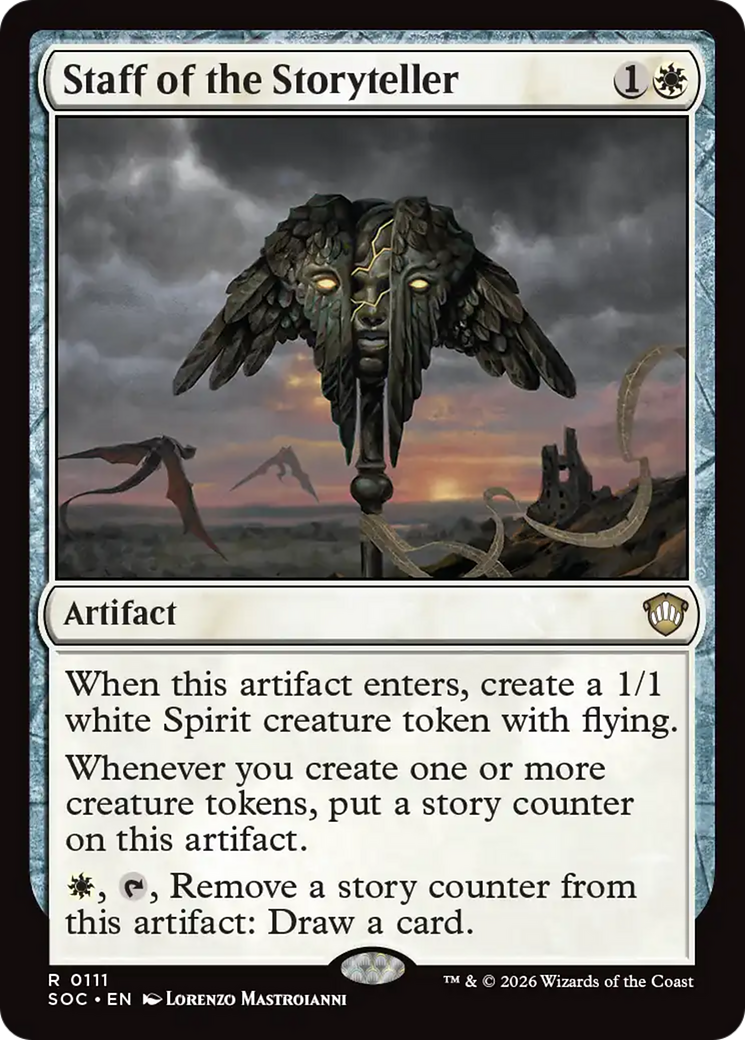 Staff of the Storyteller [Secrets of Strixhaven Commander] | Cracking-Singles