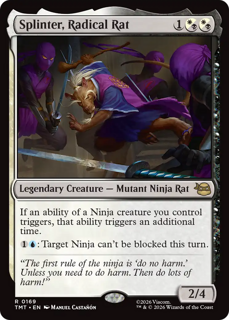 Splinter, Radical Rat [Teenage Mutant Ninja Turtles] | Cracking-Singles