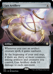 Lux Artillery (Extended Art) [Phyrexia: All Will Be One Commander] | Cracking-Singles