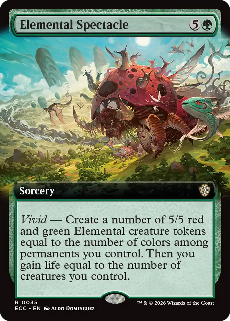 Elemental Spectacle (Extended Art) [Lorwyn Eclipsed Commander] | Cracking-Singles