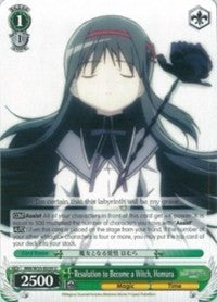Resolution to Become a Witch, Homura (MM/W35-E039 U) [Puella Magi Madoka Magica the Movie -Rebellion-] | Cracking-Singles