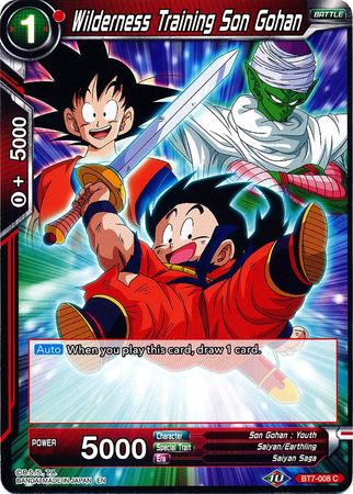 Wilderness Training Son Gohan (BT7-008) [Assault of the Saiyans] | Cracking-Singles