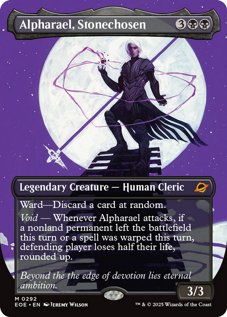 Alpharael, Stonechosen (Borderless) [Edge of Eternities] | Cracking-Singles