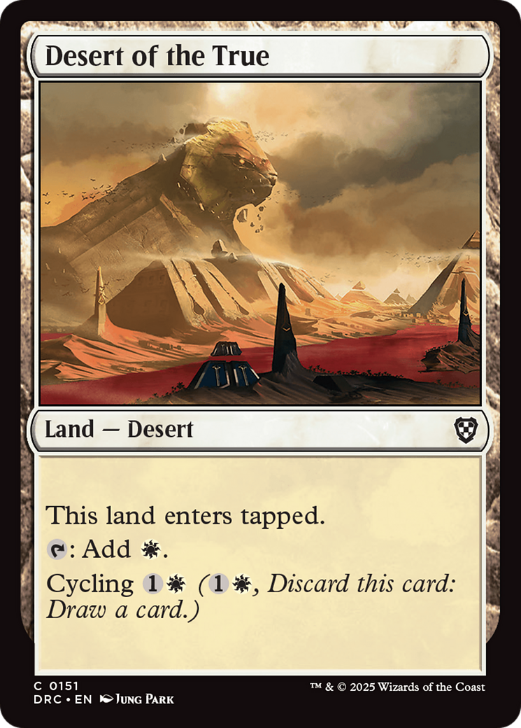 Desert of the True [Aetherdrift Commander] | Cracking-Singles