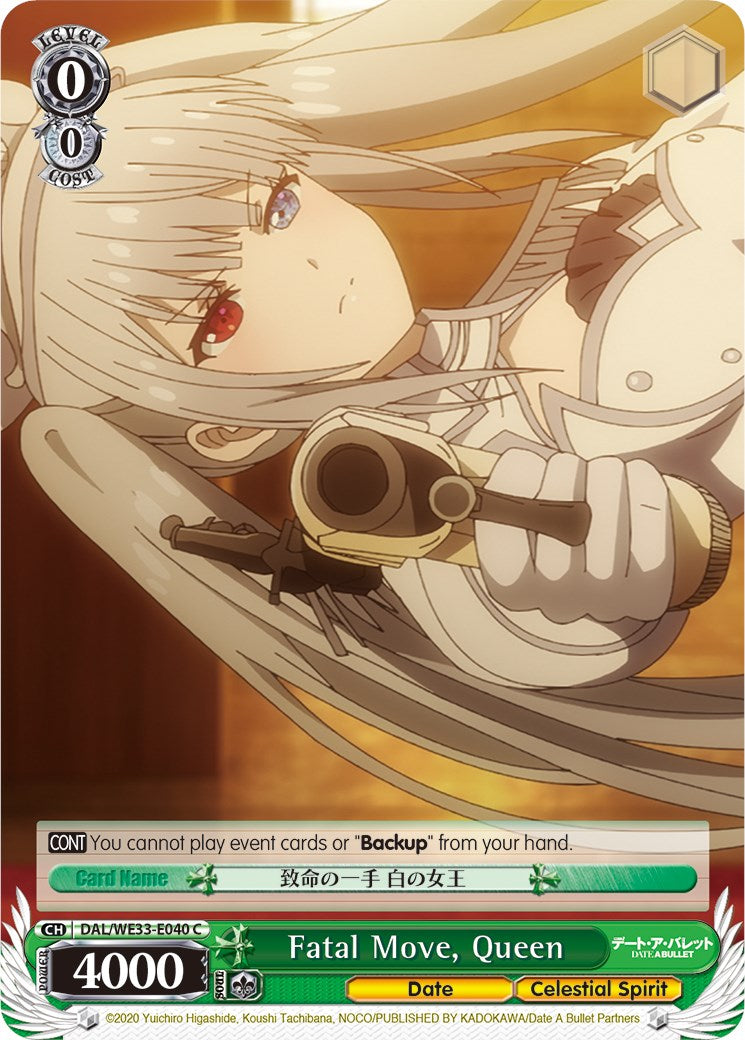 Fatal Move, Queen (DAL/WE33-E040 C) (Parallel Foil) [Date A Bullet] | Cracking-Singles