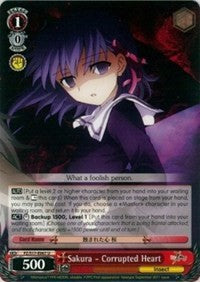 Sakura - Corrupted Heart (FZ/S17-E067 U) [Fate/Zero] | Cracking-Singles