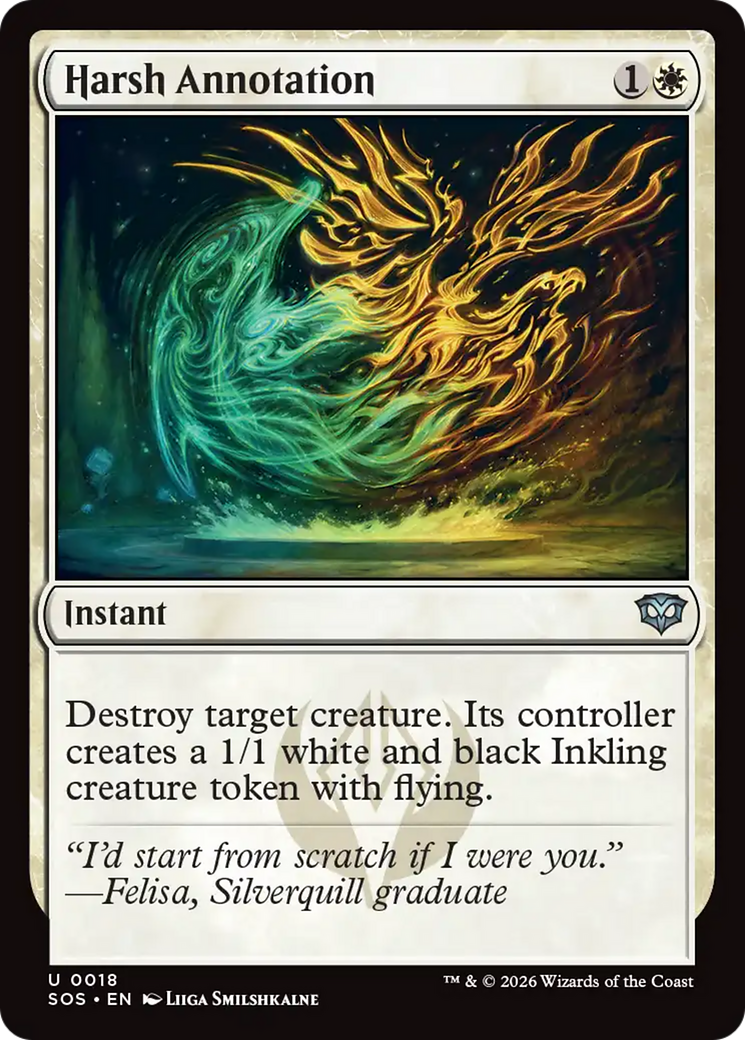 Harsh Annotation [Secrets of Strixhaven] | Cracking-Singles
