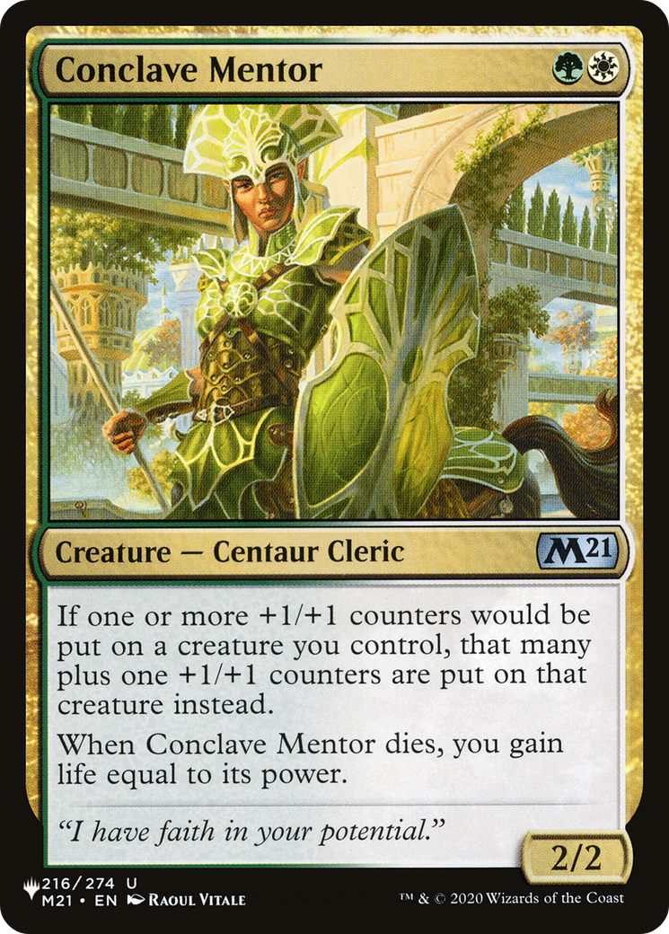 Conclave Mentor [The List] | Cracking-Singles