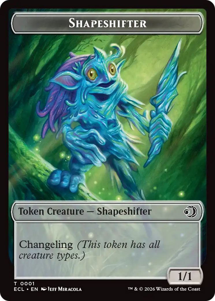 Shapeshifter // Map Double-Sided Token [Lorwyn Eclipsed Tokens] | Cracking-Singles