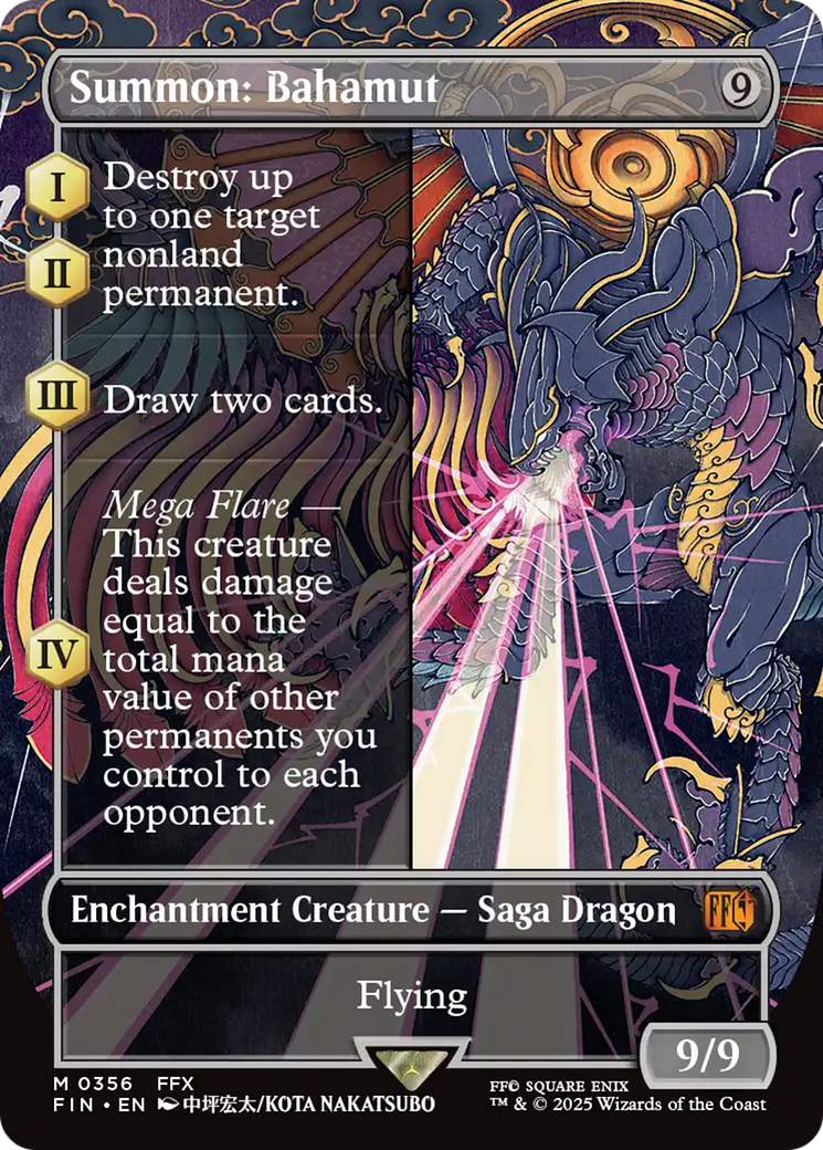 Summon: Bahamut (Borderless) [FINAL FANTASY] | Cracking-Singles