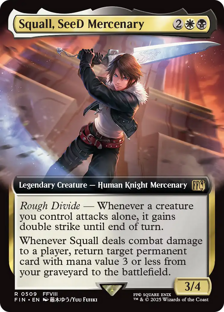 Squall, SeeD Mercenary (Extended Art) [FINAL FANTASY] | Cracking-Singles