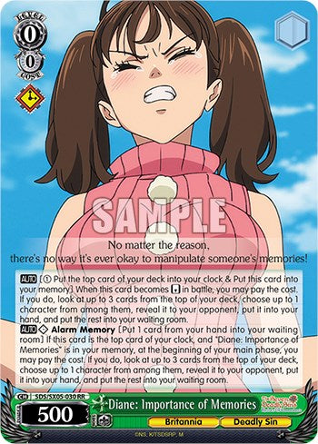 Diane: Importance of Memories (Foil) [The Seven Deadly Sins: Revival of The Commandments] | Cracking-Singles