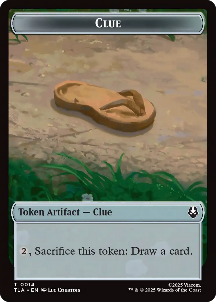Clue (0014) // Copy (0002) Double-Sided Token [Avatar: The Last Airbender Tokens] | Cracking-Singles